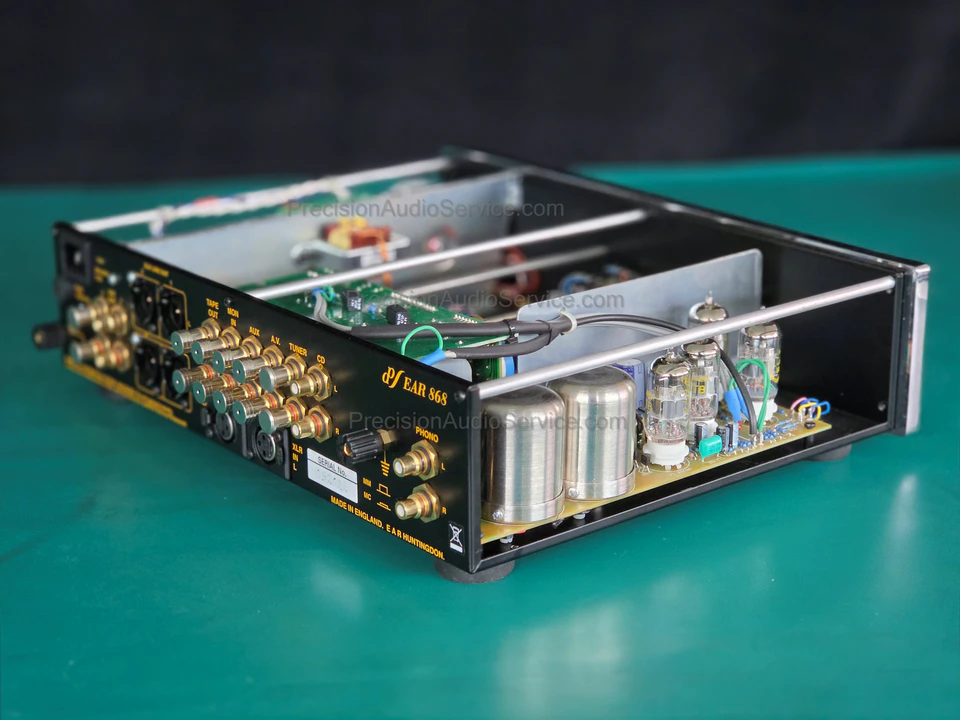 Precision Audio Service ร้านซ่อมเครื่องเสียงระดับไฮเอนด์ ตรวจเช็คอาการเสีย ปรีแอมป์หลอด EAR Yoshino 868 เสียงจี่ฮัม หรือเสียงไม่เท่ากัน
